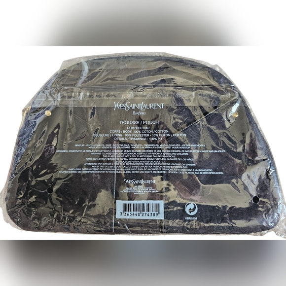 Yves Saint Laurent YSL Perfums Make Up Pouch With Sample Parfum Spray, New - Picture 5 of 8